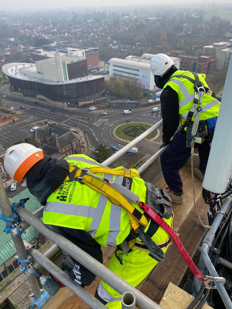 Hercules Nationwide Scaffolding Telecommunication Crew Operatives Working at Height (1)